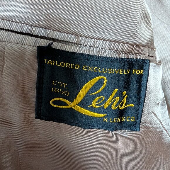 NOS Custom Made in USA Camel Hair Blazer Sport Coat Jacket Patch Pockets US43R - Picture 2 of 5